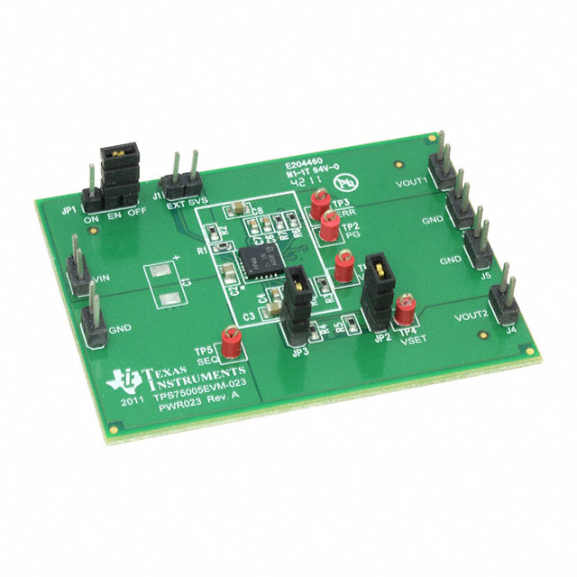 TPS75005EVM-023 Texas Instruments  Cartes et kits d'évaluation et de démonstration